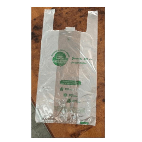 High Density Polyseda T-Shirt Bag - Caliber 50- 20cm x 30 cm x 13 cm